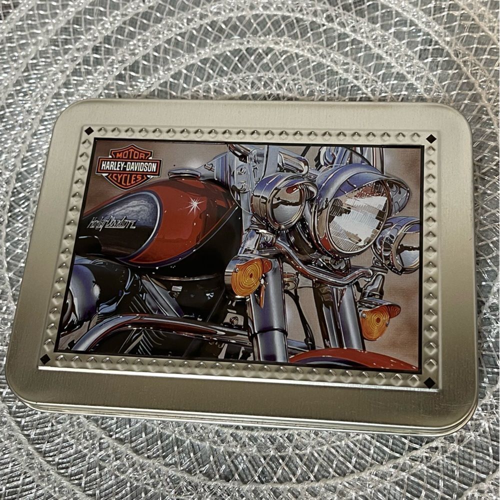 Harley Davidson Limited Edition Playing Cards with Metal Tin NWT